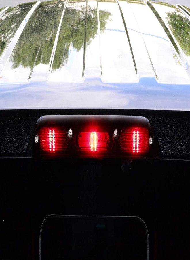 آي جدمتوي طقم إضاءة الفرامل الثالثة LED ثلاثي النقاط عالي التركيب من iJDMTOY بعدسات مدخنة على طراز رابتور، متوافق مع سيارات فورد F-150 موديلات 2015-2020، وF-250 وF-350 موديلات 2017 وما بعدها، ورينجر موديلات 2019 وما بعدها، ومافريك موديلات 2022 وما بعدها (باستثناء رابتور). - Image 5